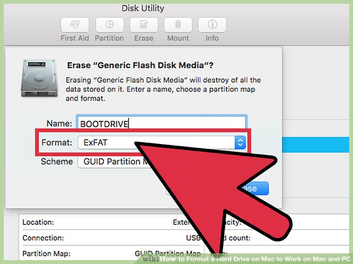 format drive for mac